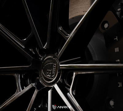 Фото дисков Anrky AN28 на Tesla Model S