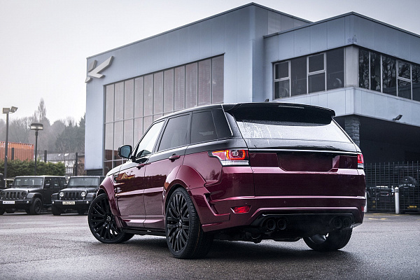 Фото дисков Kahn RS-2 Черный сатин на Range Rover Sport II