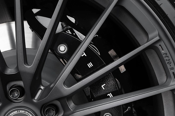 Фото дисков Brixton Forged PF20 R Сатиновый графит на Tesla Model X