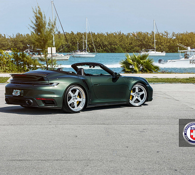 Фото дисков HRE 527 на Porsche 911 VIII