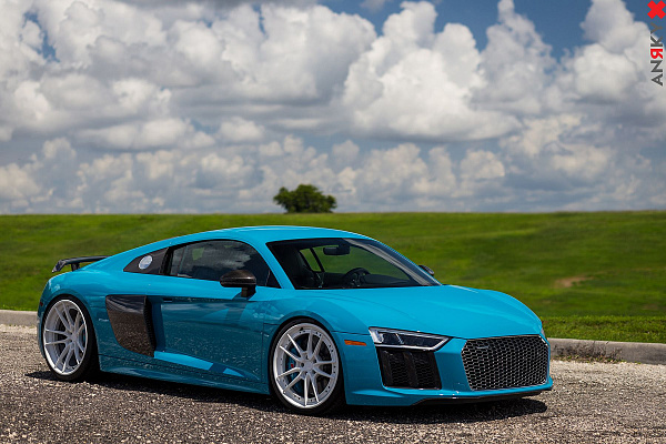 Фото дисков Anrky AN34 Белый сатин на Audi R8 (4S)