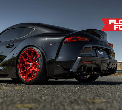Фото дисков HRE FF10 на Toyota Supra A90