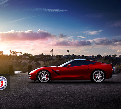 Фото дисков HRE P101 на Chevrolet Corvette C7