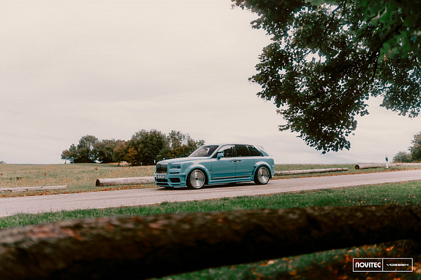 Фото дисков NOVITEC SP3 Глянцевый лак на Rolls-Royce Cullinan