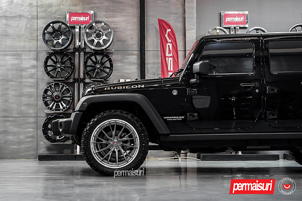 Фото дисков Vossen M-X4T (3-Piece) Глянцевый темный лак на Jeep Wrangler III (JK)