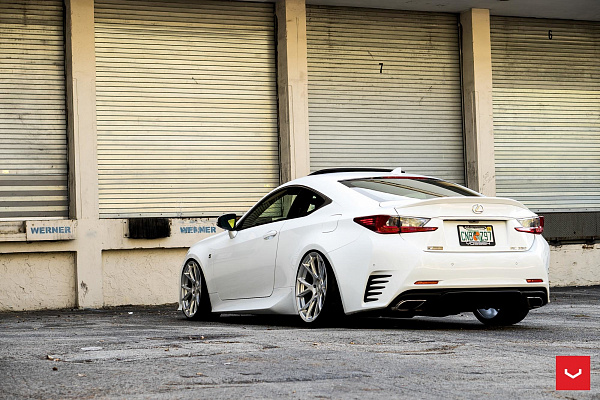 Фото дисков Vossen VFS-6 Серебро на Lexus RC