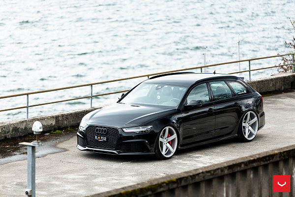 Фото дисков Vossen CV3 Серебро на Audi A/RS 6 (C7)