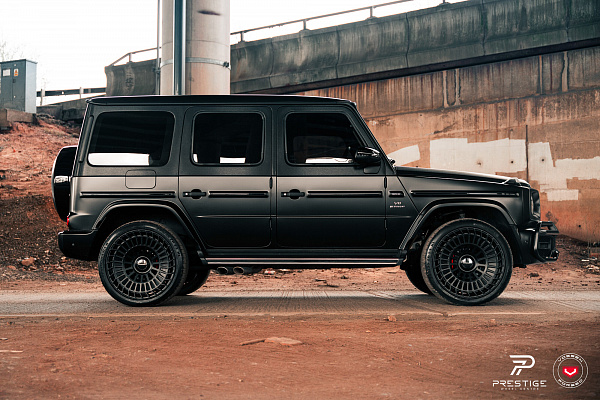 Фото дисков Vossen LC3-13T Черный сатин на Mercedes-Benz G-Class III
