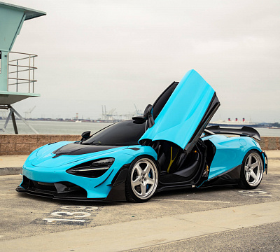 Фото дисков HRE 527 на McLaren 720S