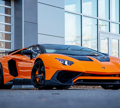 Фото дисков Strasse Wheels SM5R Deep Concave Monoblock на Lamborghini Aventador