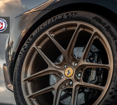 Фото дисков HRE R101 Lightweight на Ferrari 296