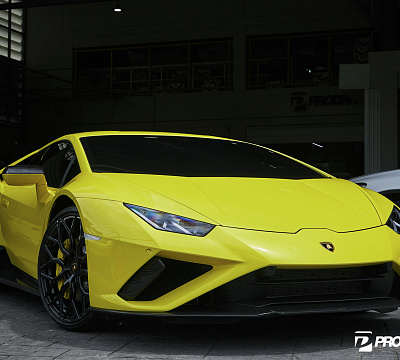 Фото дисков Vossen S17-01 на Lamborghini Huracan