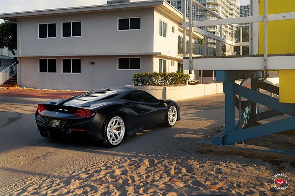 Фото дисков Vossen LC3-01T Глянцевый лак на Ferrari F8
