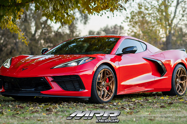 Фото дисков MRR F10 Глянцевая медь на Chevrolet Corvette C8