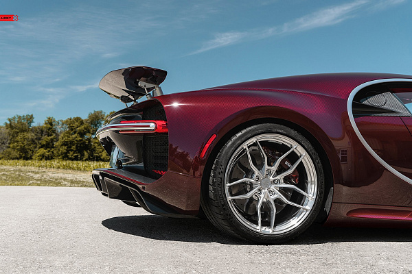 Фото дисков Anrky AN11 Полированный лак на Bugatti Chiron
