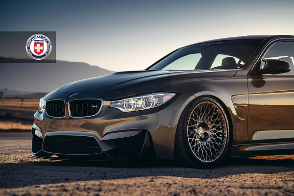 Фото дисков HRE 501M Глянцевый темный лак на BMW 3/M3 (F3x/F80)
