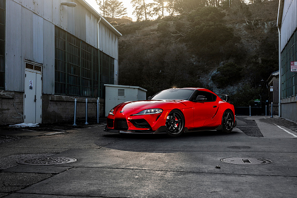 Фото дисков Asanti REGAL Черный глянец на Toyota Supra A90