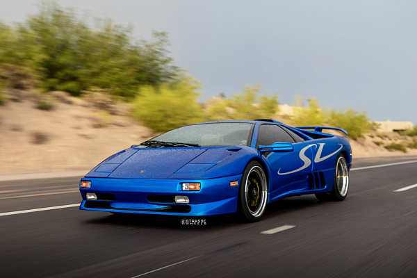 Фото дисков Strasse Wheels S5 Performance Черный глянец на Lamborghini Diablo