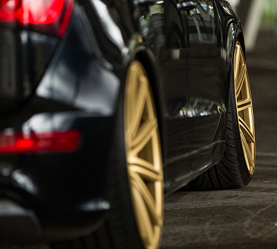 Фото дисков Vossen CV4 на Audi Q5 (8R)