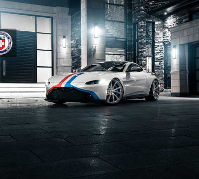 Фото дисков HRE P204 на Aston Martin Vantage 4