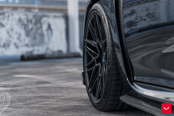 Фото дисков Vossen HF-7 Черный сатин на Lexus GS IV