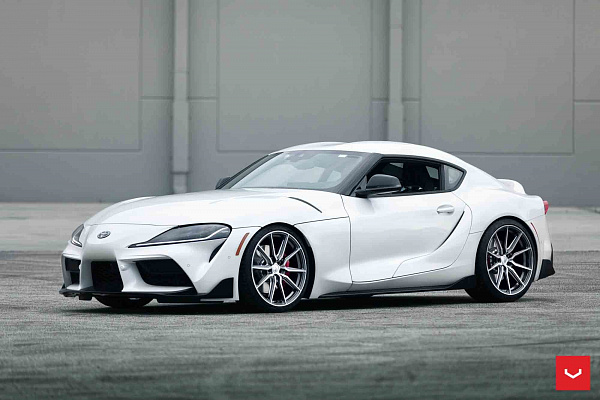 Фото дисков Vossen HF-3 Алмазная проточка на Toyota Supra A90