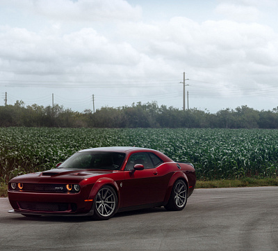 Фото дисков Vossen HF-3 на Dodge Challenger III