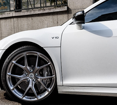 Фото дисков HRE P101 на Audi R8 (Typ 42)