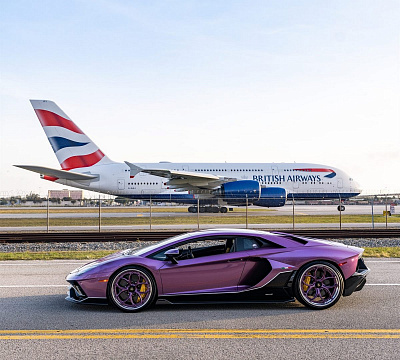 Фото дисков Anrky S3-X0 на Lamborghini Aventador