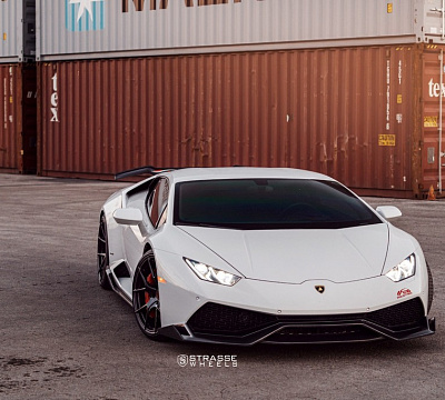 Фото дисков Strasse Wheels SM5R Deep Concave Monoblock на Lamborghini Huracan