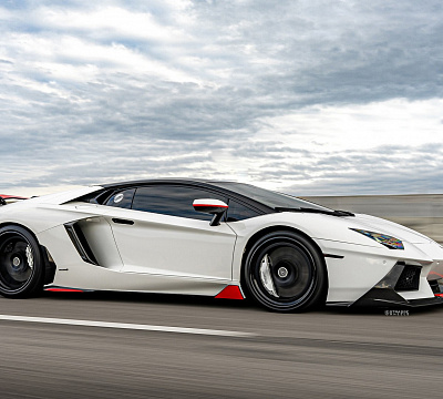 Фото дисков Strasse Wheels SM5R Deep Concave FS на Lamborghini Aventador