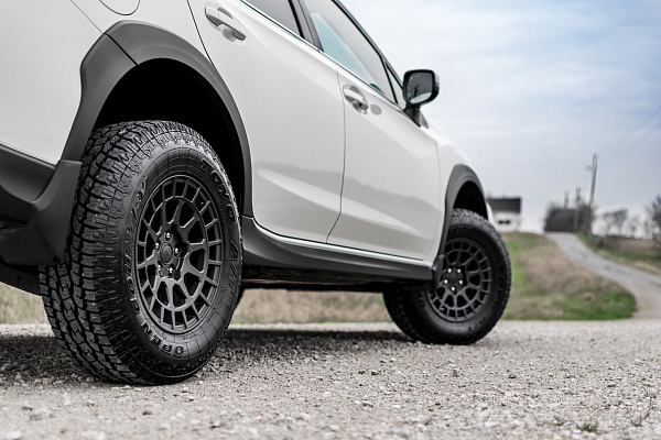 Фото дисков Black Rhino BOXER Черный сатин на Subaru XV GT