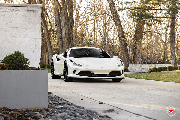 Фото дисков Vossen EVO-6TR Черный сатин на Ferrari F8