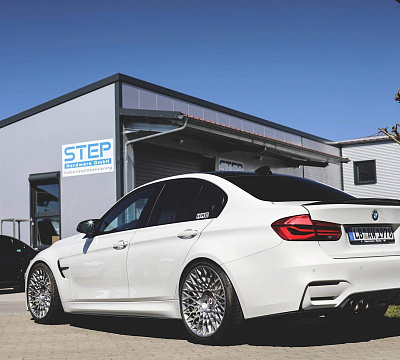 Фото дисков HRE 501M на BMW 3/M3 (F3x/F80)