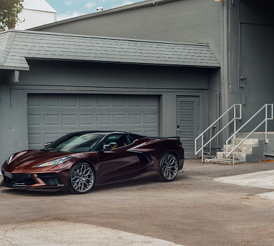 Фото дисков Vossen HF-2 на Chevrolet Corvette C8