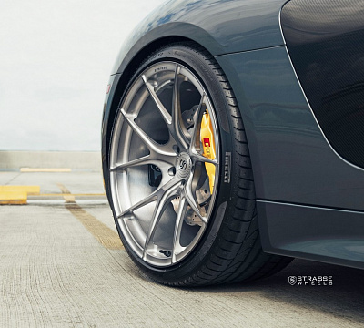 Фото дисков Strasse Wheels SM5R Deep Concave Monoblock на Audi R8 (4S)
