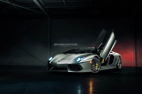 Фото дисков HRE S200 Сатиновый графит на Lamborghini Aventador