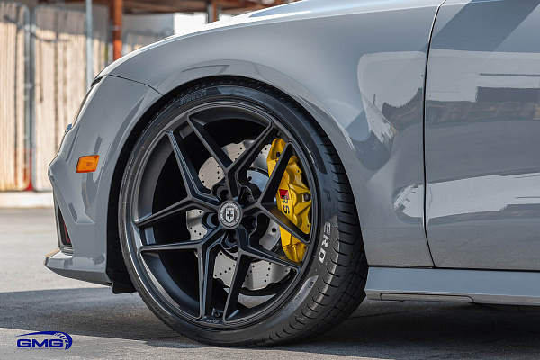Фото дисков HRE FF11 Черный сатин на Audi A/RS 7 (4G)
