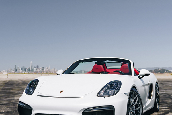 Фото дисков Brixton Forged CM6-R Сатиновый графит на Porsche Boxster III