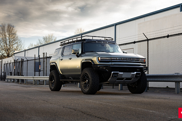 Фото дисков Vossen HFX-1 (8-Lug) Черный глянец на GMC Hummer EV