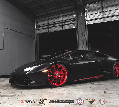 Фото дисков HRE P204 на Lamborghini Huracan