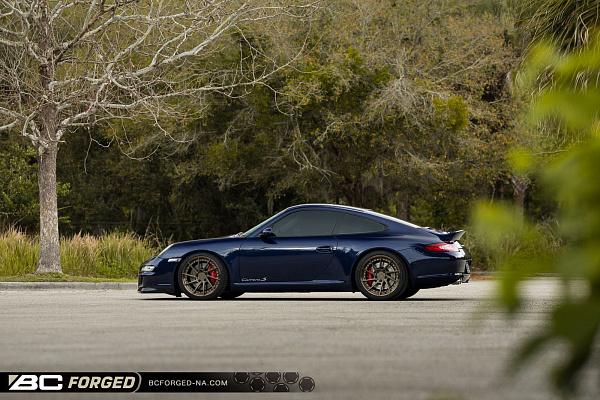 Фото дисков BC Forged HCA210 Сатиновая бронза на Porsche 911 VI