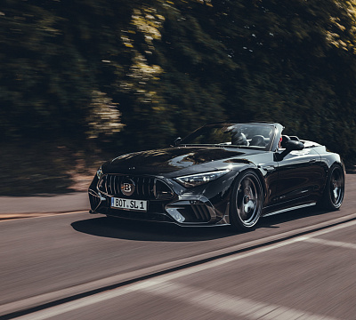 Фото дисков BRABUS Monoblock II Evo (Platinum Edition) на Mercedes-Benz SL (R232)