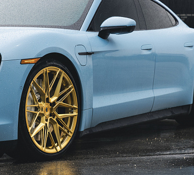Фото дисков Vossen EVO-5 на Porsche Taycan I