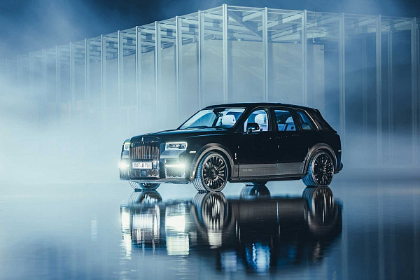 Фото дисков BRABUS Monoblock ZV (Platinum Edition) Черный глянец на Rolls-Royce Cullinan
