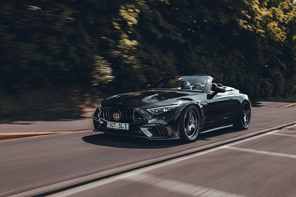 Фото дисков BRABUS Monoblock II Evo (Platinum Edition) Глянцевый тонированный лак на Mercedes-Benz SL (R232)