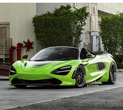 Фото дисков Strasse Wheels SV10M Deep Concave FS на McLaren 720S