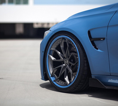 Фото дисков HRE S201 на BMW 3/M3 (F3x/F80)