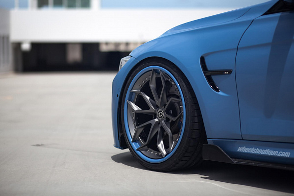 Фото дисков HRE S201 Сатиновый графит на BMW 3/M3 (F3x/F80)