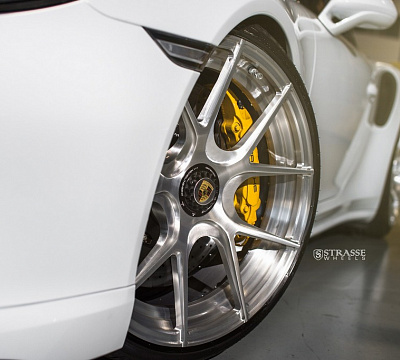 Фото дисков Strasse Wheels SM5R Deep Concave Duoblock на Porsche 911 VII
